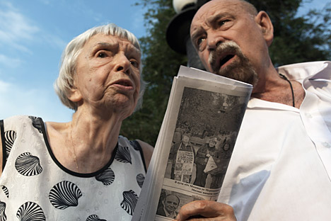 Lyudmila Alekseeva of Moscow Helsinki Group: We are not foreign agents and we have always been open and honest with our state and with our nation, so we find it very offensive that they are trying to label us as "foreign agents" and threatening us wi