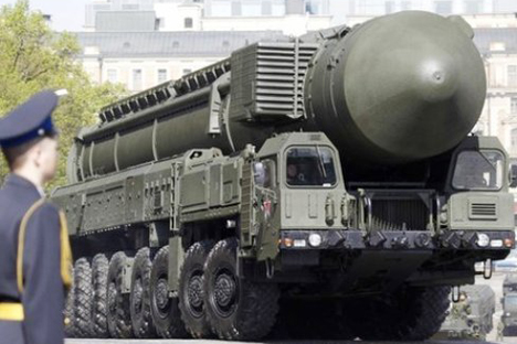 Yars intercontinental ballistic missile. Source: Press Photo