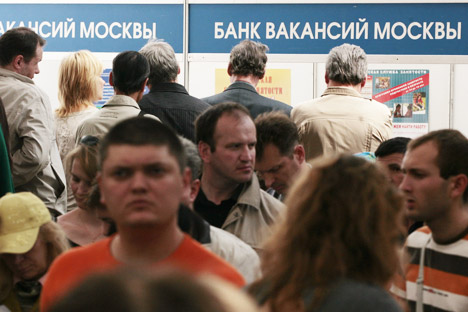Russia's Ministry of Labor does not anticipate any upheavals on the Russian labor market, even in the event of another global economic crisis. Source: ITAR-TASS