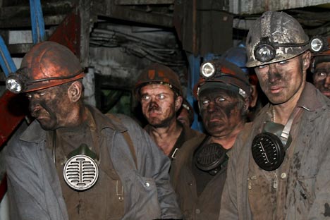 'Back in Soviet times, Kuzbass miners made 600-1,000 rubles ($20-32) a month,' a Vorkuta driver said. 'But here, a bus driver was paid 600 rubles ($20), while miners got up to 2,000 rubles ($65).' Source: ITAR-TASS.