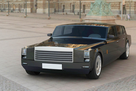 A ZIL-4112P prototype, with a 7.7 litre engine and six-speed automatic transmission. Source: Press Photo