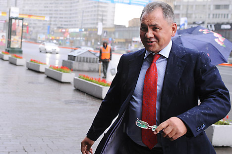 Putin’s appointment of Shoigu as Defence Minister. Source: ITAR-TASS