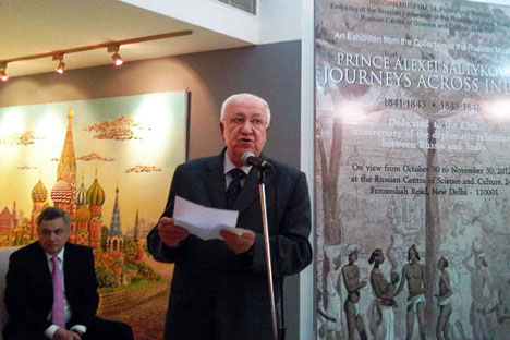 Alexander M. Kadakin, Ambassador of the Russian Federation to India, at the Russian Centre of Science and Culture in New Delhi. Source: RCSC