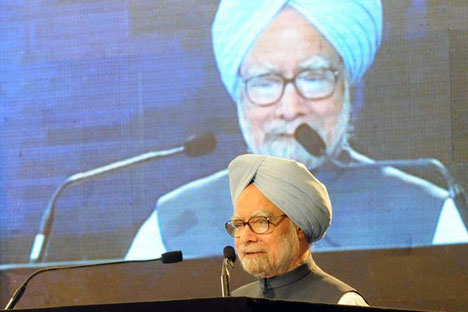 The Indian Prime Minister Manmohan Singh. Source: Press Photo