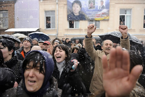 This month marks nine years since Georgia’s Rose Revolution and eight years since Ukraine’s Orange Revolution. Source: Mikhail Mordasov