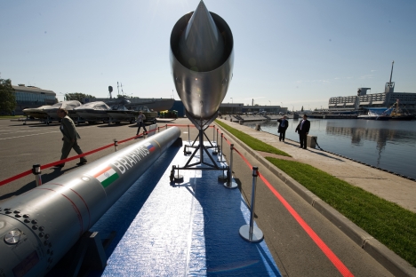 Indian missile "Brahmos" based on Russia's supersonic “Yakhont” rocket. Source: PhotoXPress