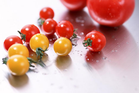 Russian Kitchen: Marinated cherry tomatoes. Source: Press Photo