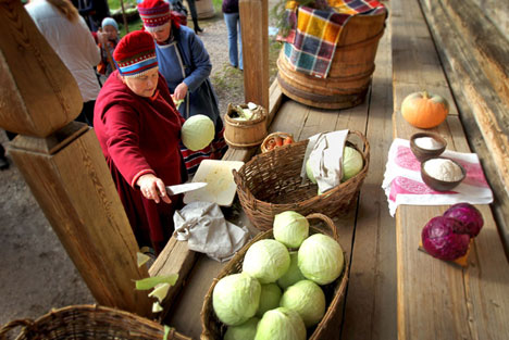 Russian Kitchen: Pickled Cabbage. Source: RIA Novosti