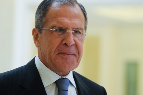 Russian Foreign Minister Sergei Lavrov. Source: ITAR-TASS