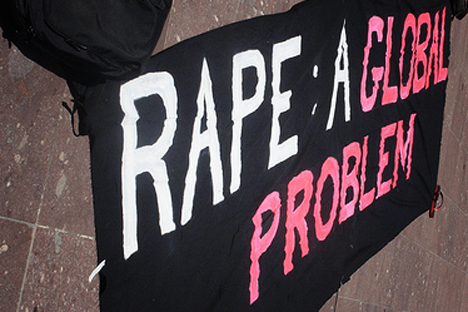 According to official reports, a woman in India is raped every 20 minutes. Source: Press Photo