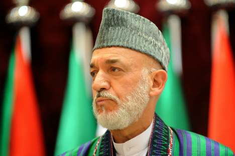 Hamid Karzai. Source: Getty images