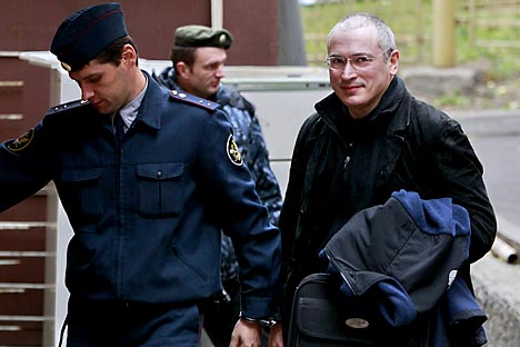 The only politician that (maybe) speaks for “normality” of the new conservatives is the jailed political prisoner Mikhail Khodorkovsky, with his distinct blend of firm convictions and a pragmatic political attitude. Source: Andrey Stenin / RIA Novost