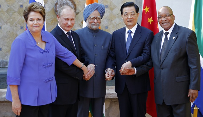 The BRICS countries have a remarkable opportunity to coordinate among themselves after the global economic meltdown is over because major economies would continue to be plagued by financial instability and insipid growth. Source: AP