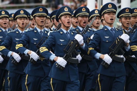 The Chinese People's Liberation Army. Source: AP