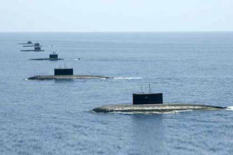 Russian Navy presently has four titanium nuclear submarines in service. Source: Press Photo