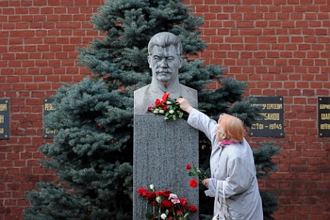 Some older communists still revere Stalin and use his image at their protests. Source: AFP / East News