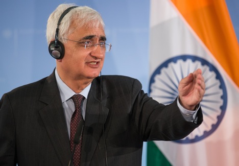 Indian External Affairs Minister Salman Khurshid. Source: AP