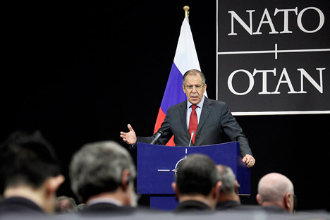 Russia continues to identify NATO as its No. 1 source of military threats. Source: AP