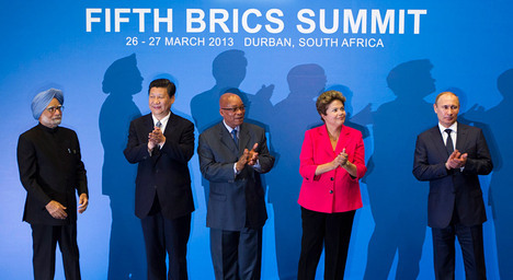 The leaders of BRICS countries should avoid the temptations of one-upmanship and reassert the BRICS solidarity. Source: Reuters
