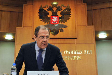 Lavrov: "Russia will continue to play the role of a balancing factor in international affairs, a role that the majority of our partners confirm to be highly relevant". Source: Kommersant