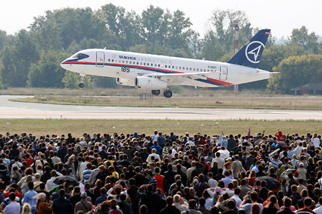 The Sukhoi Superjet 100 (SSJ 100) could be of particular interest to India. Source: Reuters / Vostock Photo 