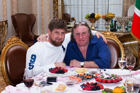 "You [Chechens] don't carry any responsibility," said Depardieu. Source: Reuters