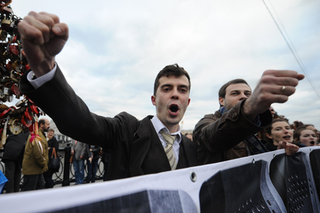 For middle-class Russians, economic power has not brought political power. Source: ITAR-TASS