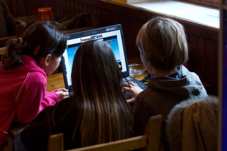 Distance learning may be a nice educational tool for those children who live in remote villages and towns. Source: Alamy / Legion Media