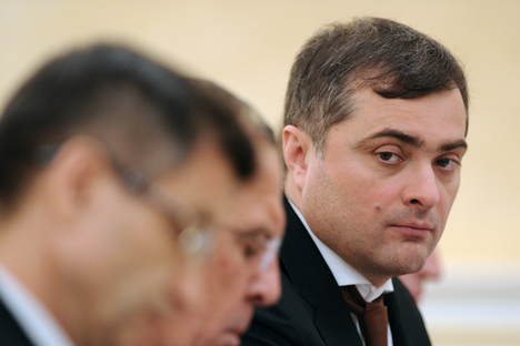 Despite resignation, Surkov remained in President Vladimir Putin’s team. Source: ITAR-TASS