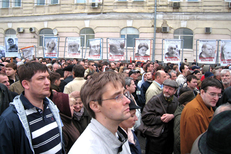Since Putin’s inauguration the street protests have lost steam. Source: Yulia Ponomareva