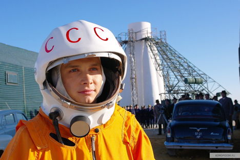Yaroslav Zhalnin: 'In the film, Gagarin is played by four actors. I play him from the age of 17 to 27, and Gagarin was 27 when he made his flight.' Source: kinopoisk.ru