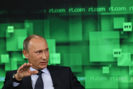 Europe’s problem is not the welfare state as such, but “inefficiency,” Putin said. Source: AP
