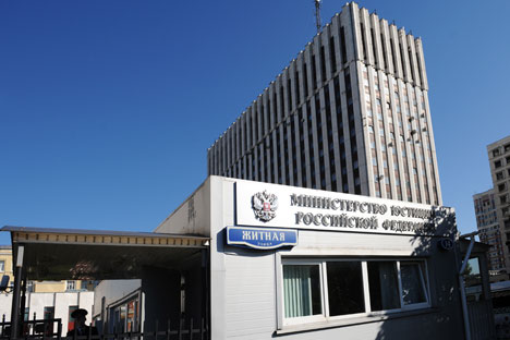 Prosecutors and the Justice Ministry (photo) launched a major nationwide program in March this year in order to check how the Foreign Agents Law is being applied. Source: Gridoy Sysoev / RIA Novosti
