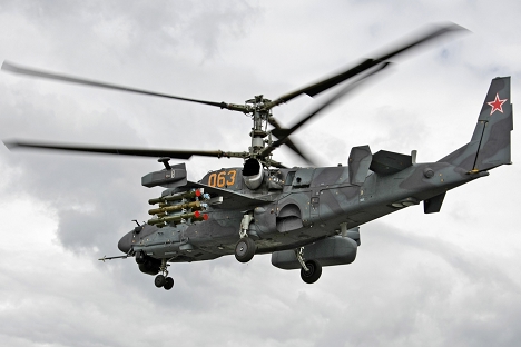 First contract for deliveries of the Ka-52 helicopters (photo) had been signed. Source: Alexandr Medvedev