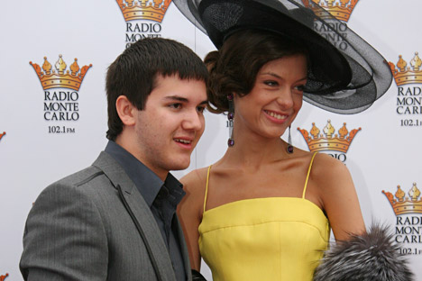 Son of famous Russian oligarch and private oil company LUKoil head Vagit Alekperov. Yusuf (left) on horserace "Grand prix of Radio of Monte-Carlo". Horserace took place at the Central Moscow hippodrome. Source: Kommersant