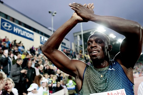 Usain Bolt: "I prefer to focus one hundred per cent on my own game, making sure that I can get the best possible performance out of myself." Source: Reuters