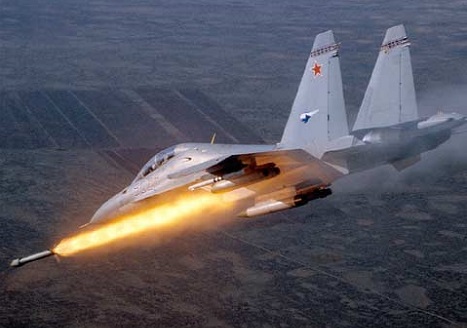 Su-30MKI launching BrahMos missile