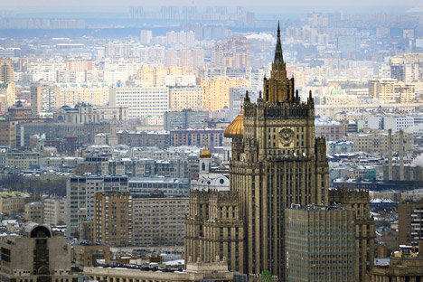 Russia must be defended and shielded from the hailstorm of external impulses, including the “unlawful soft power”. Photo: Russia's Foreign Ministry. Source: AFP / East News