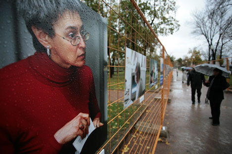 Anna Politkovskaya was killed in 2006. Source: Sergei Savostyanov / Rossiyskaya Gazeta
