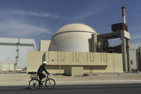 The construction of Bushehr (featured above) - the first civilian nuclear plant in the Middle East - was started in 1975 by German companies, but the work was stopped in 1979 after the Islamic revolution of Iran. Source: AP / Mehr News Agency / Majid Asgaripour