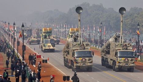 India is planning to spend $100 billion in the next five years or so to add muscle to its armed forces. Source: Reuters