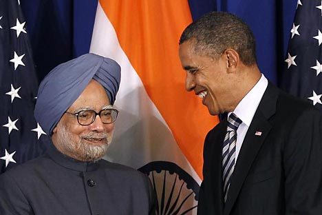 Manmohan Singh is due to meet Barack Obama in September after the UN General Assembly meetings. Source: Reuters