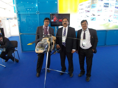 R.P. Chakraborty (right) spoke to RIR at the MAKS-2013 airshow. Source: Boris Egorov / RIR