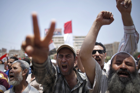 Although the majority of Egypt's population is Muslim, the establishment of an Islamic state without economic prosperity was clearly not what was expected after the overthrow of Mubarak. Source: Reuters