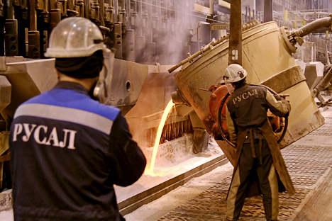 Rusal, Russia’s leading aluminum company has faced a difficult metals market, and the tight squeeze resulted in a 54.3 percent drop in the value of the company in the first half of 2013. Source: ITAR-TASS