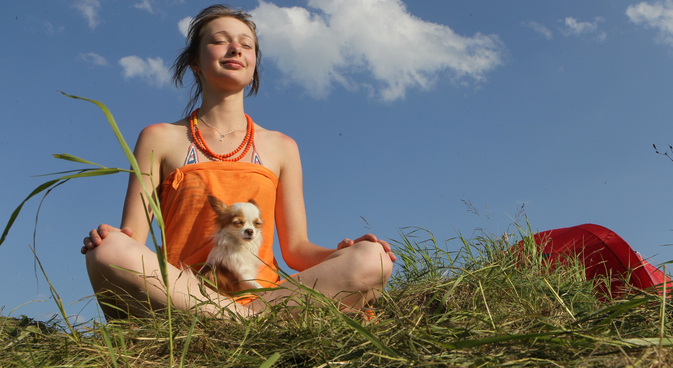 The path of popularising yoga in Russia has been long and windy. Source: AlexeyKudenko / RIA Novosti