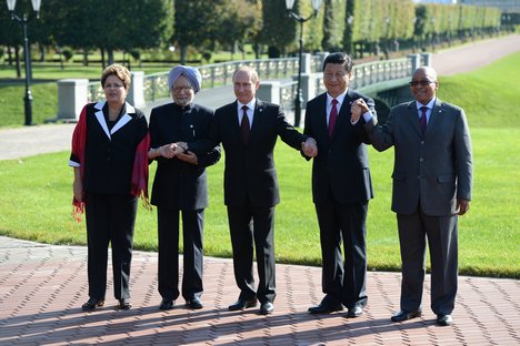 Meeting of the BRICS leaders at the G20 summit in St.Petersburg. Source: RG