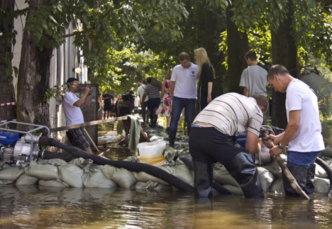 Volunteer work, where one man wants to help another, is the cornerstone of civil society. Source: Dmitry Khomenko