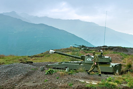 The 2C1 Gvozdika (“carnation”) self-propelled howitzer. Source: Itar-Tass