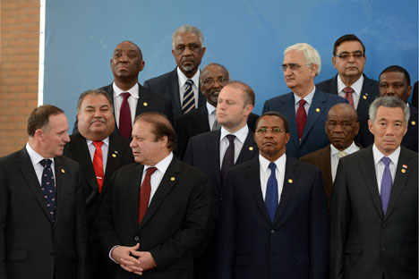The Indian prime minister was conspicuous by his absence. Source: AP